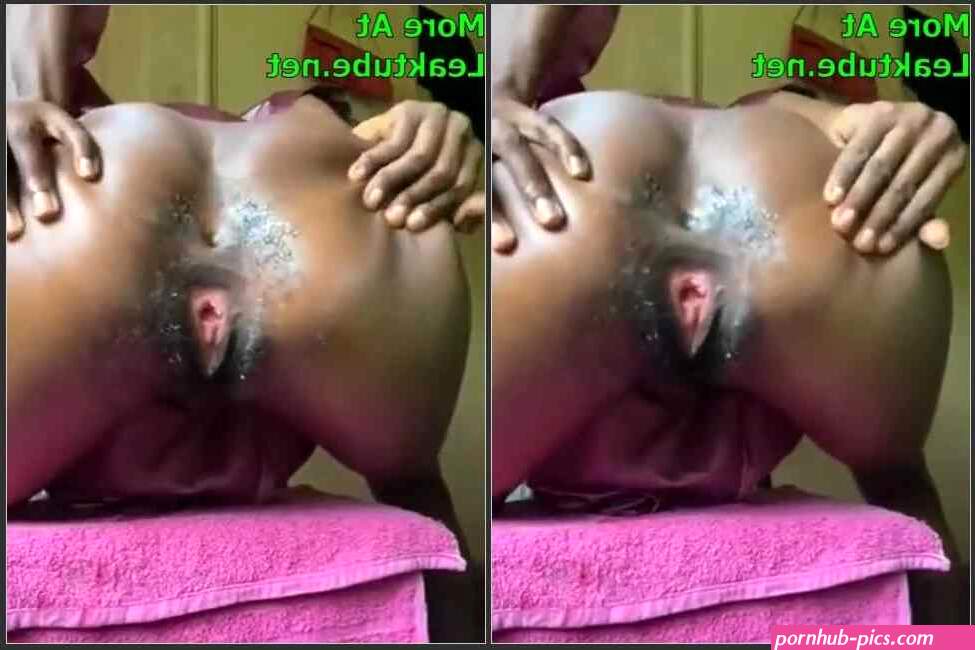 Slender African Girl Spread Her Wet black Hairy Pussy