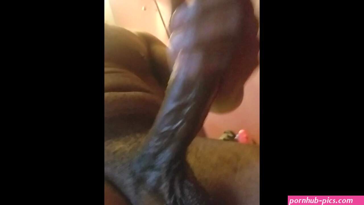 Big Black Shinny Dick! look at the Veins!