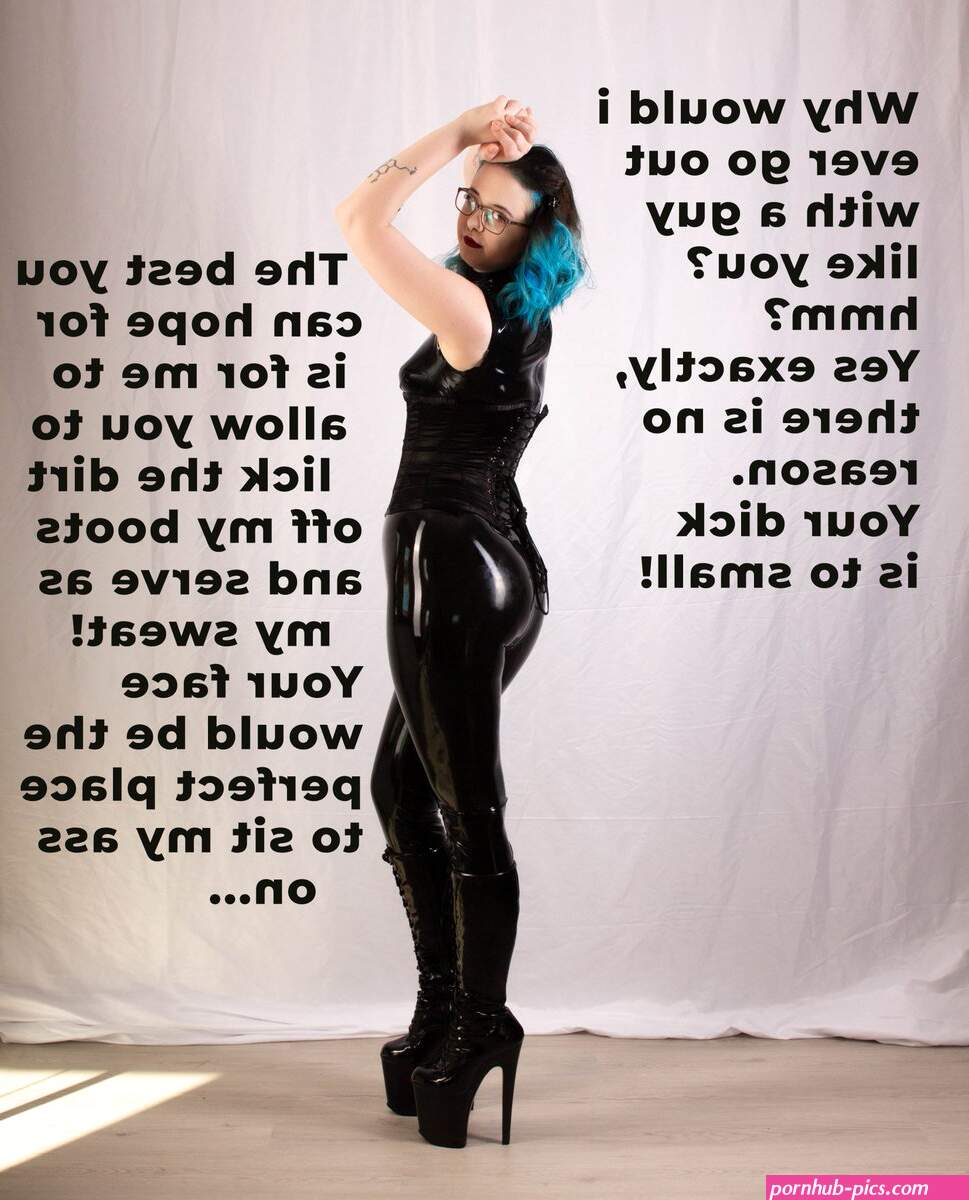 Latex Femdom Chastity Captions