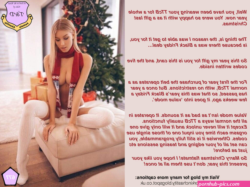 Christmas Femdom Captions Chastity Nude
