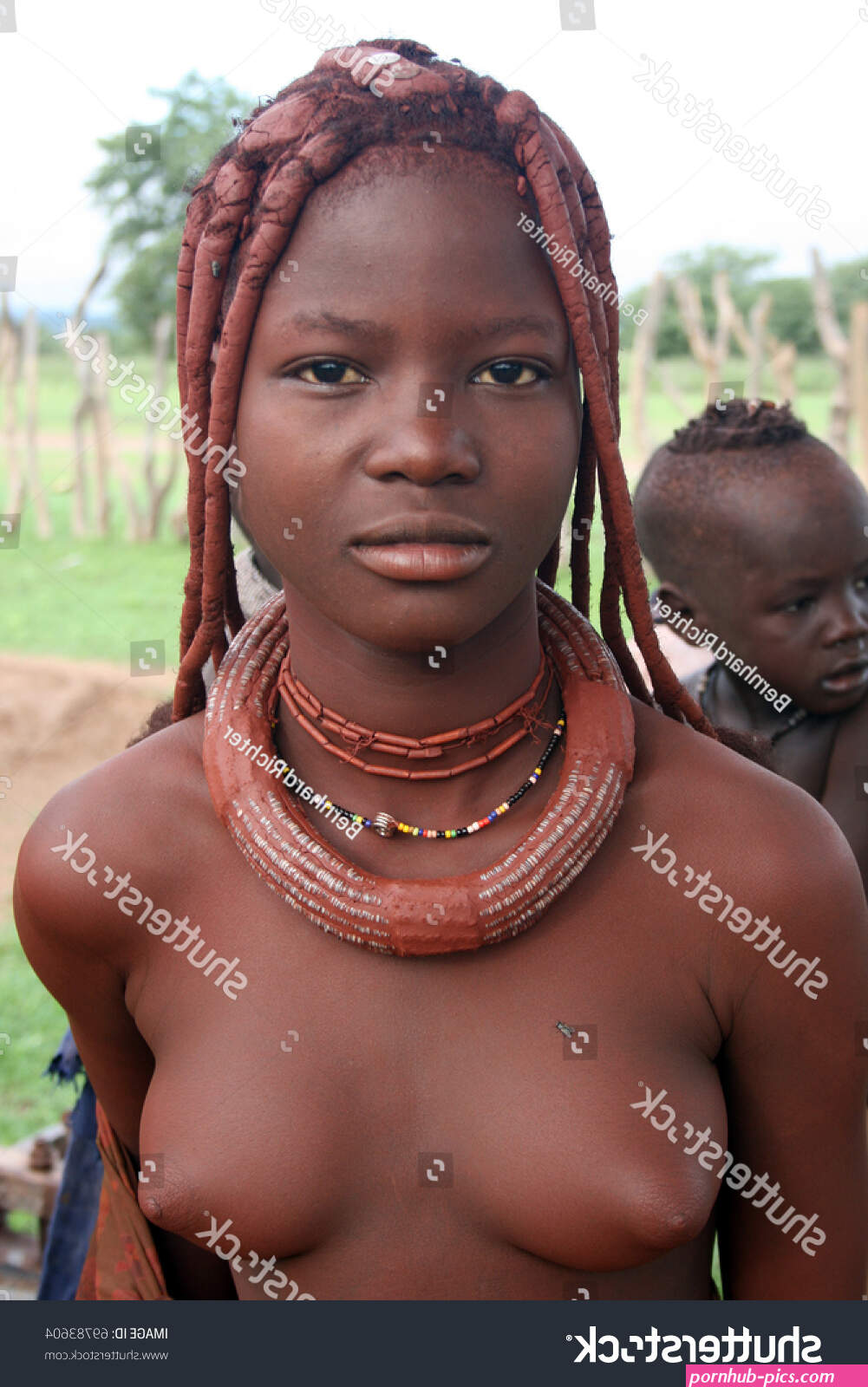 Kaokoland Namibia February 14 Unidentified Himba Stock Photo 69783604