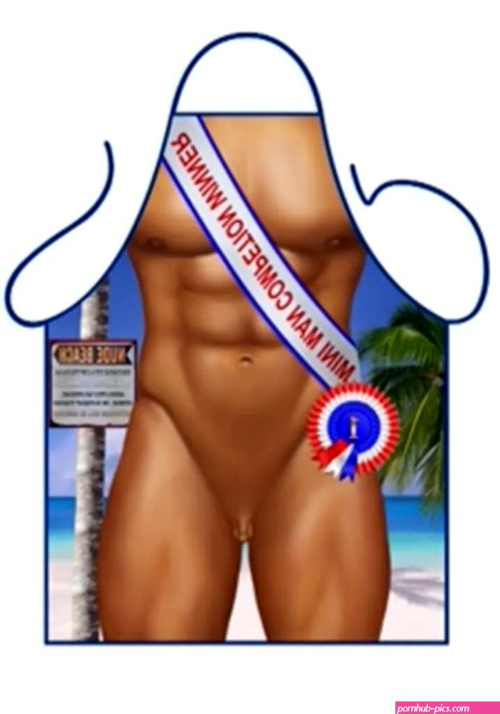 ICONIC MENS NOVELTY APRON SEXY MINI NAKED MAN SUMMERS BBQCOSTUMEONE SIZE