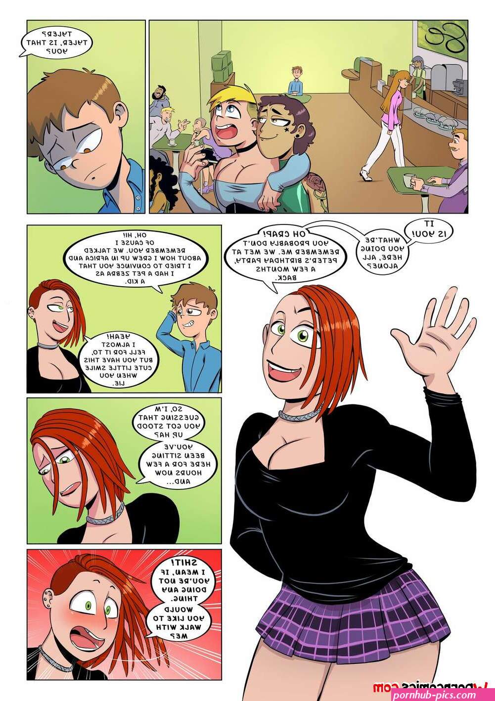 Porn comic Role Reversal 1 Sex comic redhaired beauty whore