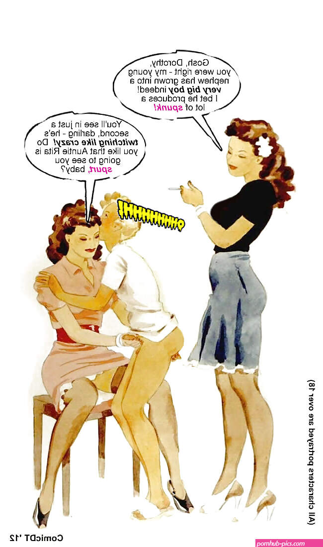 Vintage femdom cartoon