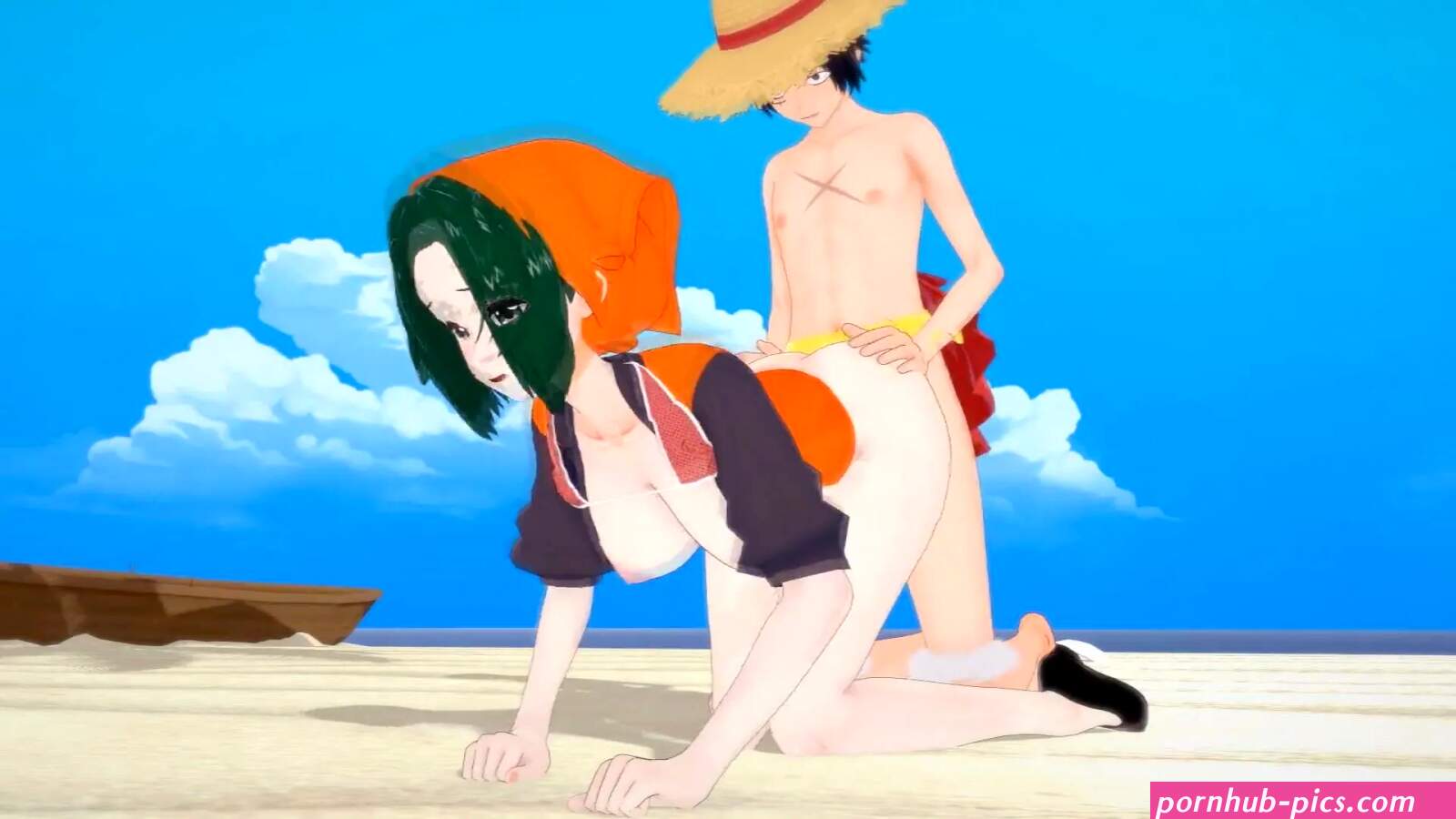3D HentaiOne Piece Sex with Makino