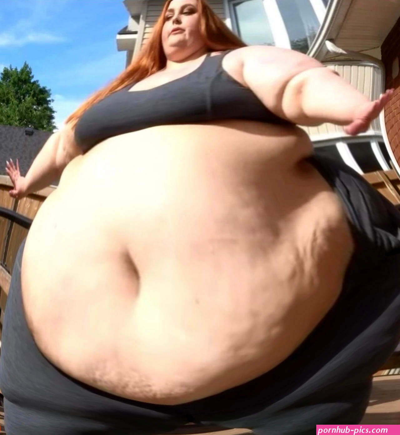 SSBBW Juicy Jackie Immobile belly morph by Iamnotevengay on DeviantArt