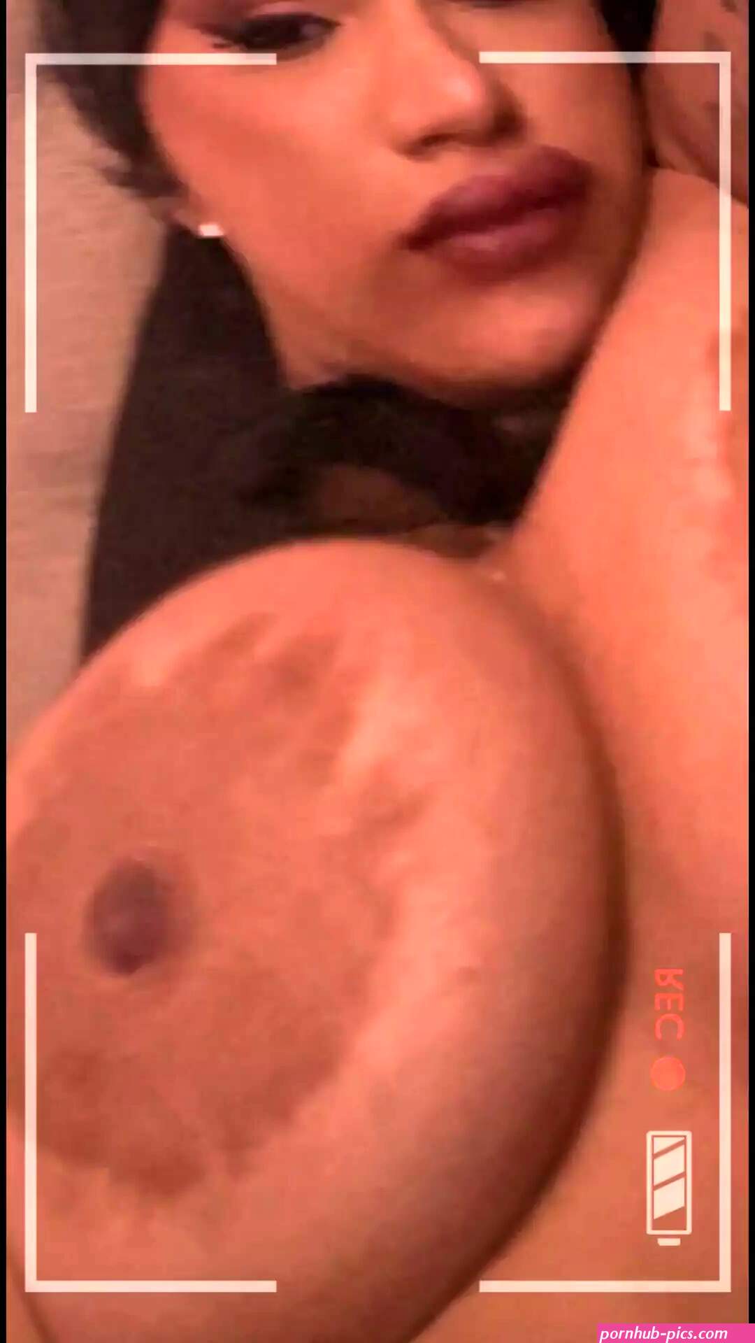 cardi b nude
