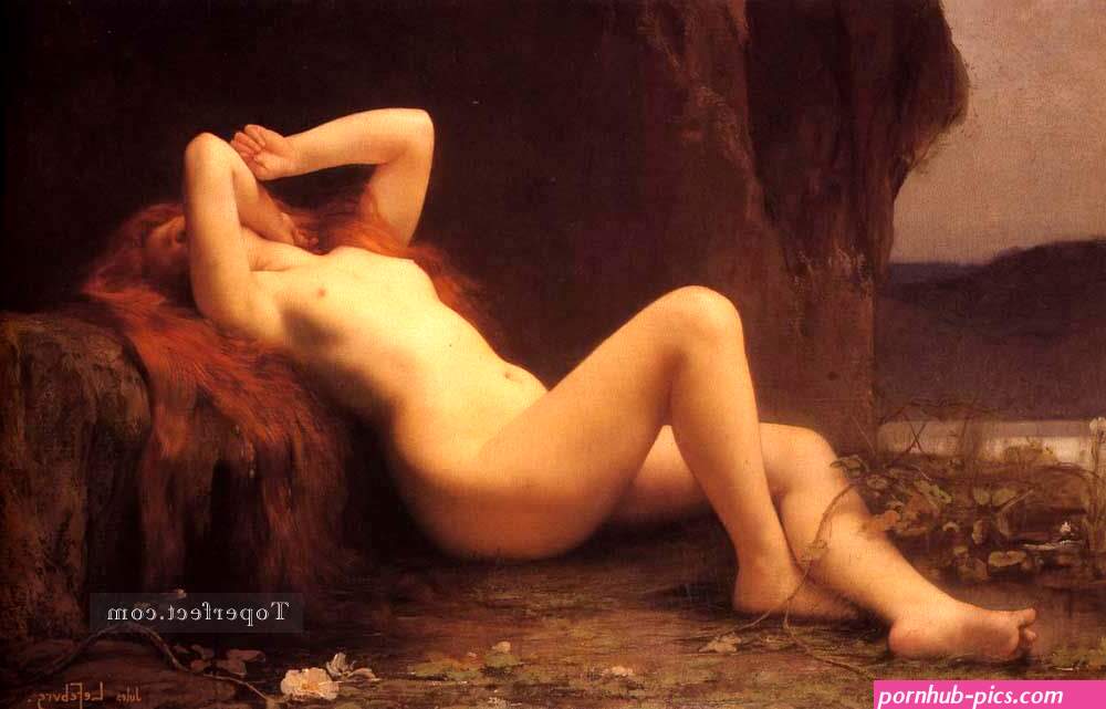 Mary Magdalene In The Cave female body nude Jules Joseph Lefebvre Painting in Oil for Sale