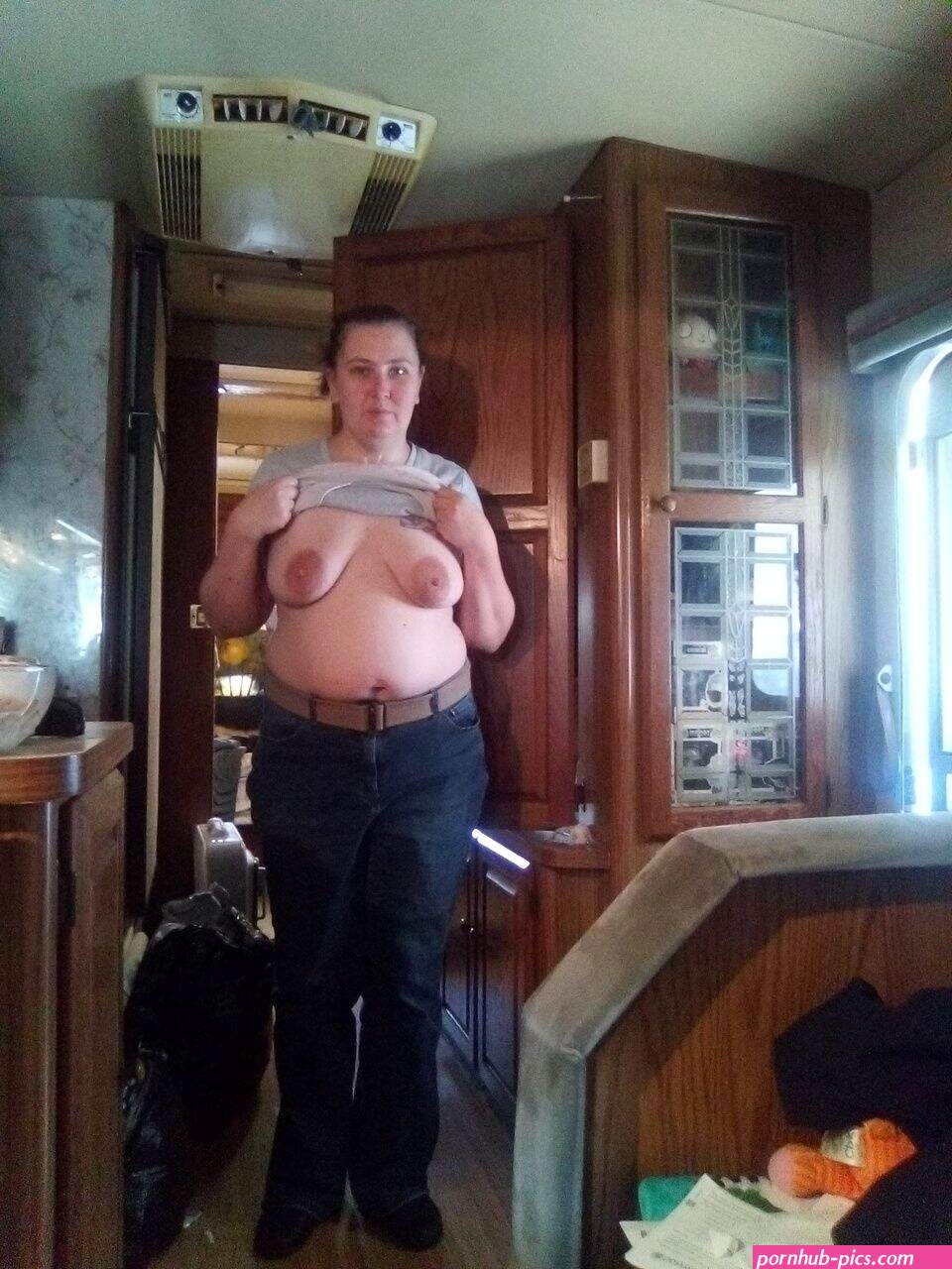 My wife. Love whenever she goes nude in front of her dad.