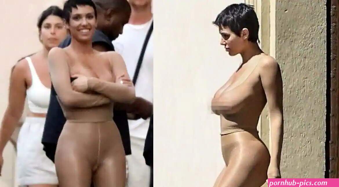 Kanye Wests wife Bianca bares it all in nude catsuit onlookers shocked with outfit choice