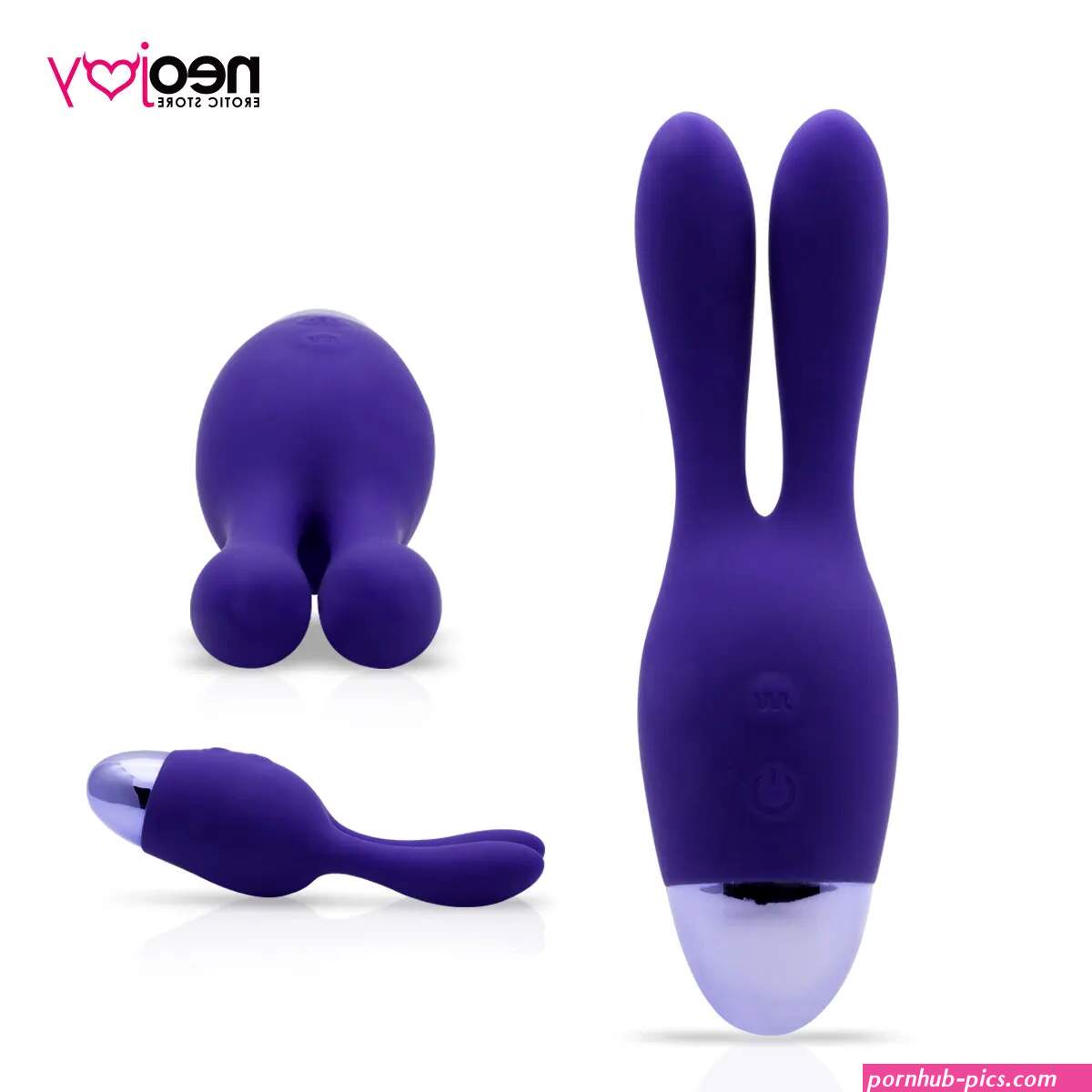 Neojoy Naughty Bunny Vibrator Purple Rabbit Clitoral Massager Adult Sex Toy