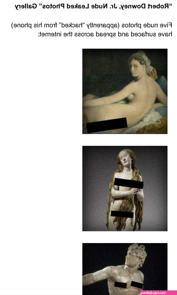 Nugget on X: Robert Downey Jr nudes leaked from his phone