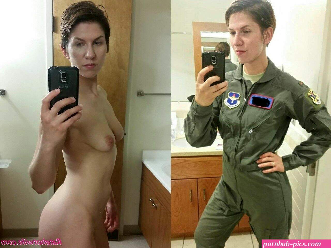 More Nude And Flashing Military Women