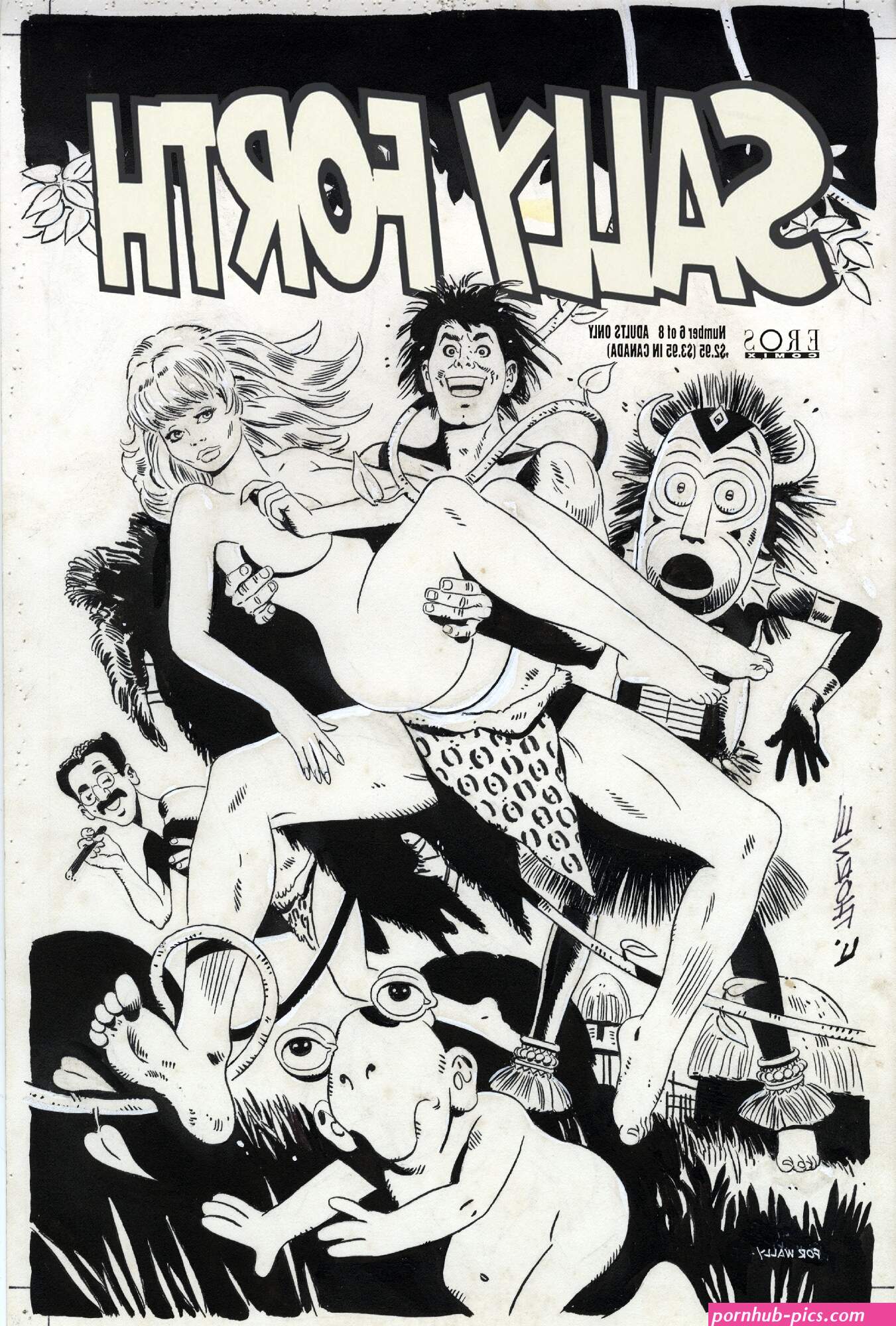 Sally Forth 6 in Sean Clarkes Frank Thorne Comic Art Gallery Room