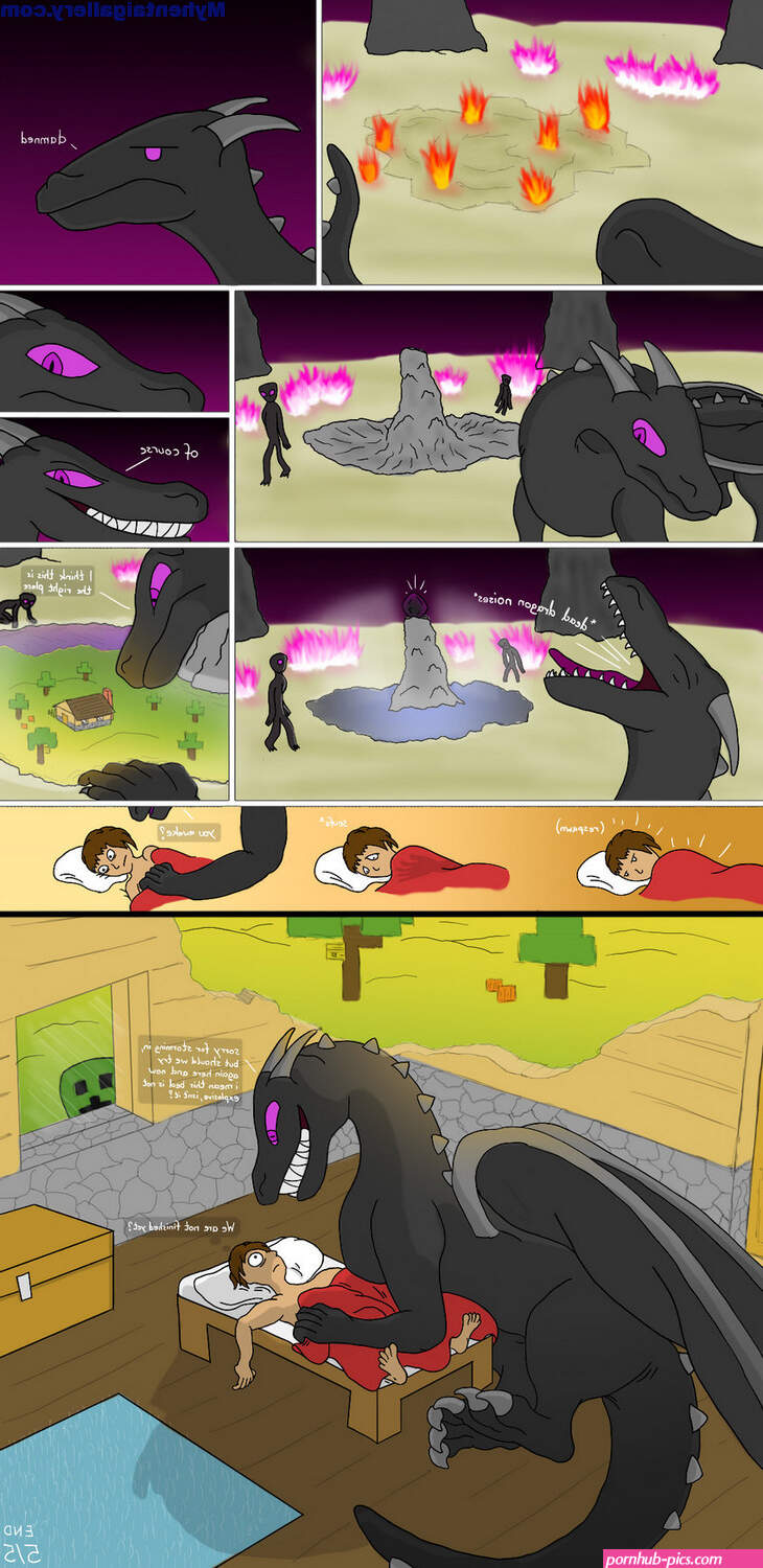 Ender Dragon Fight HD Hentai Porn Comic