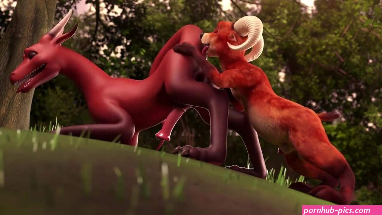 GoatFox fucks a dragon