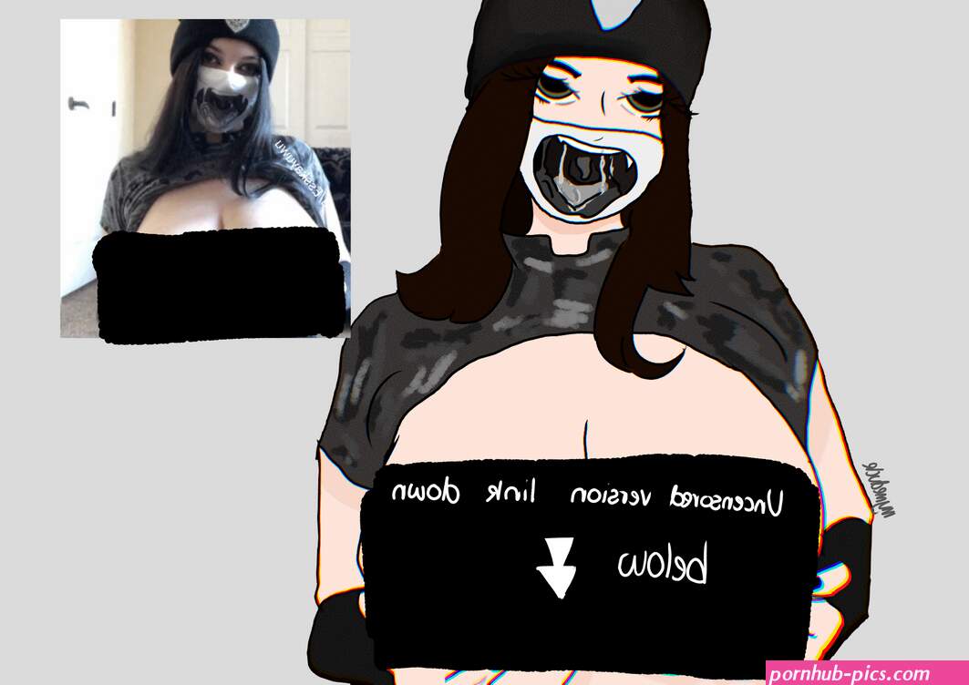 Big Titty Goth GF with Mask
