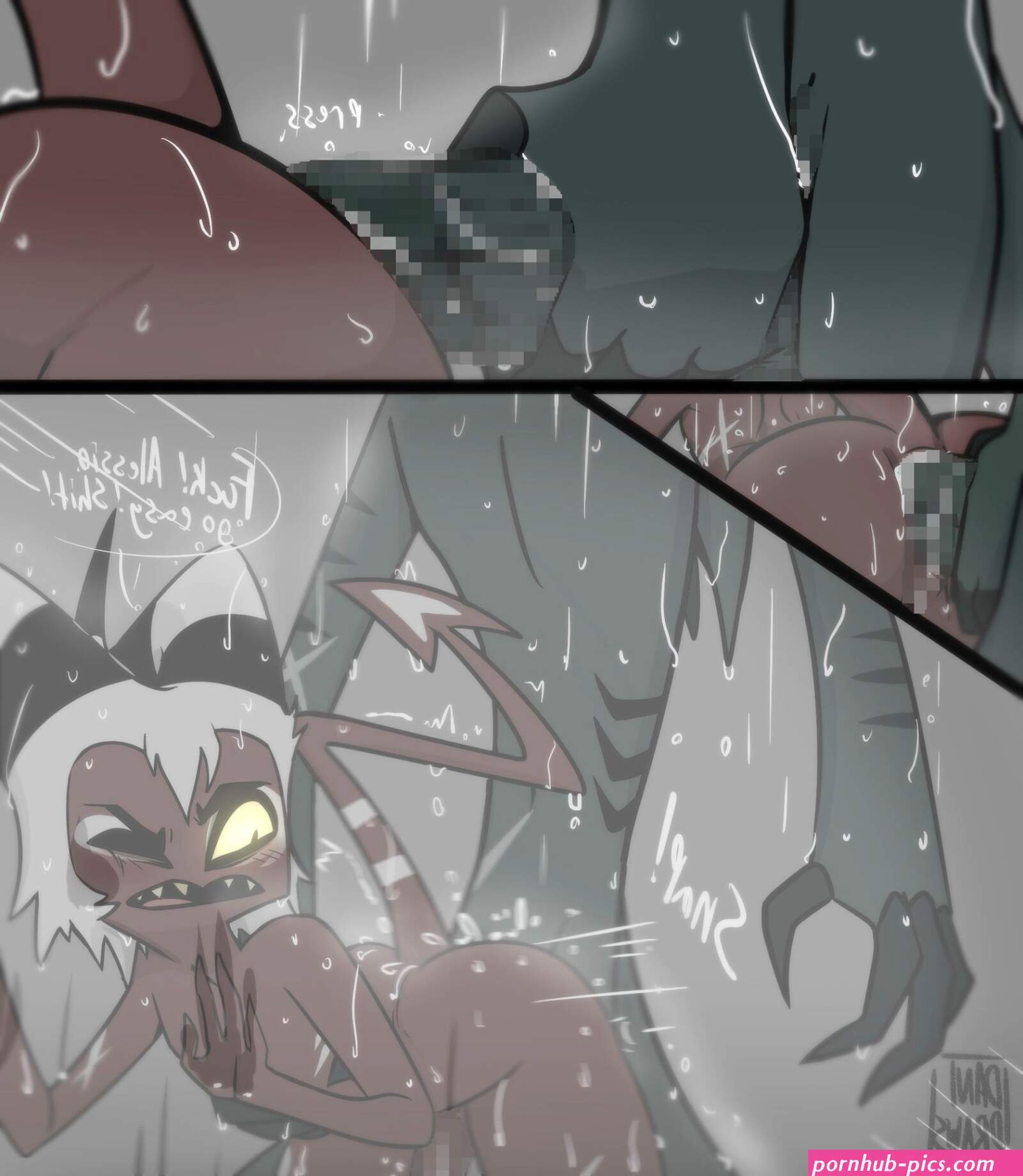 Helluva Boss CriminAle Shower Sex comic porn