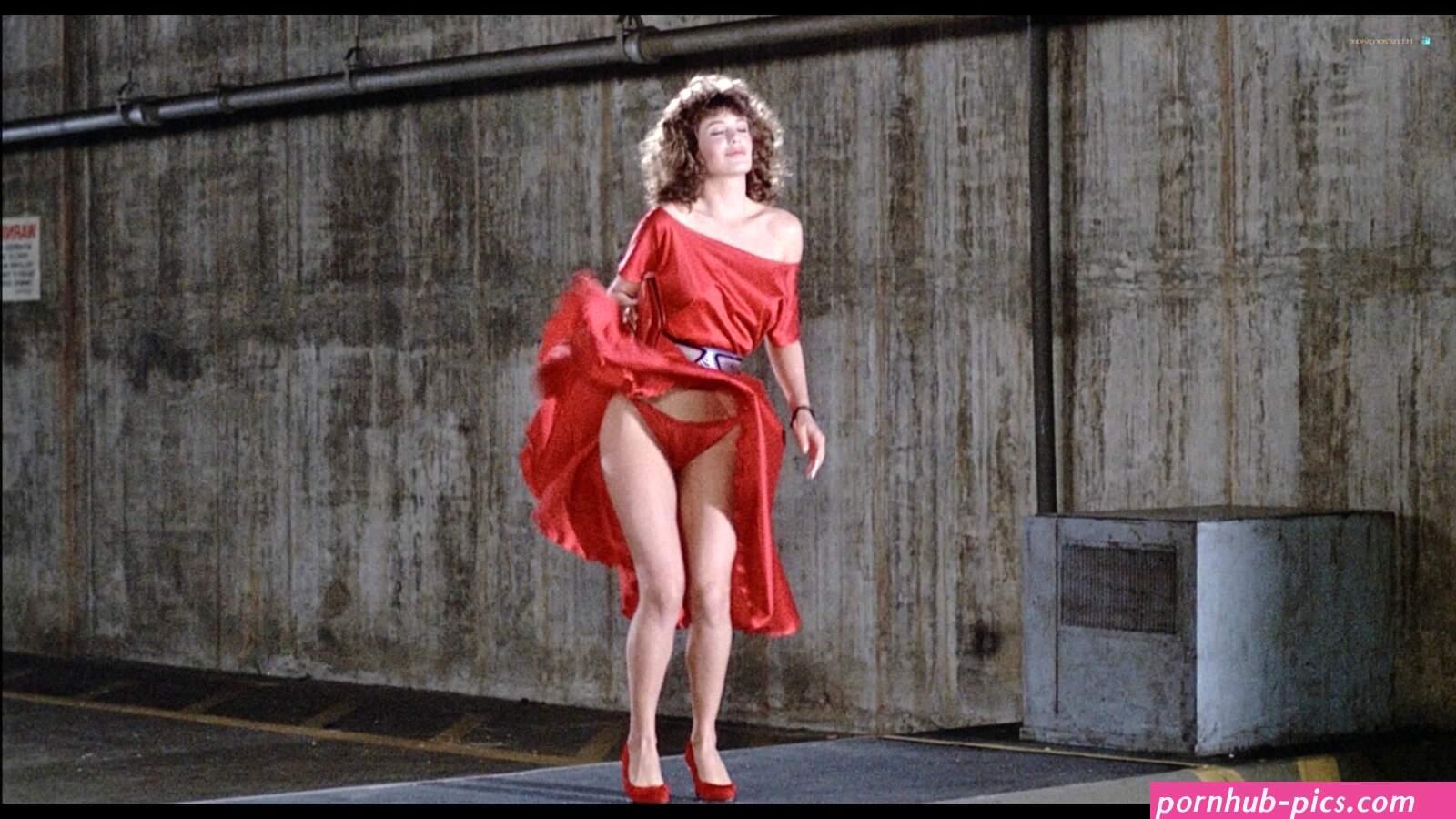 Kelly LeBrock nude brief topless and bush