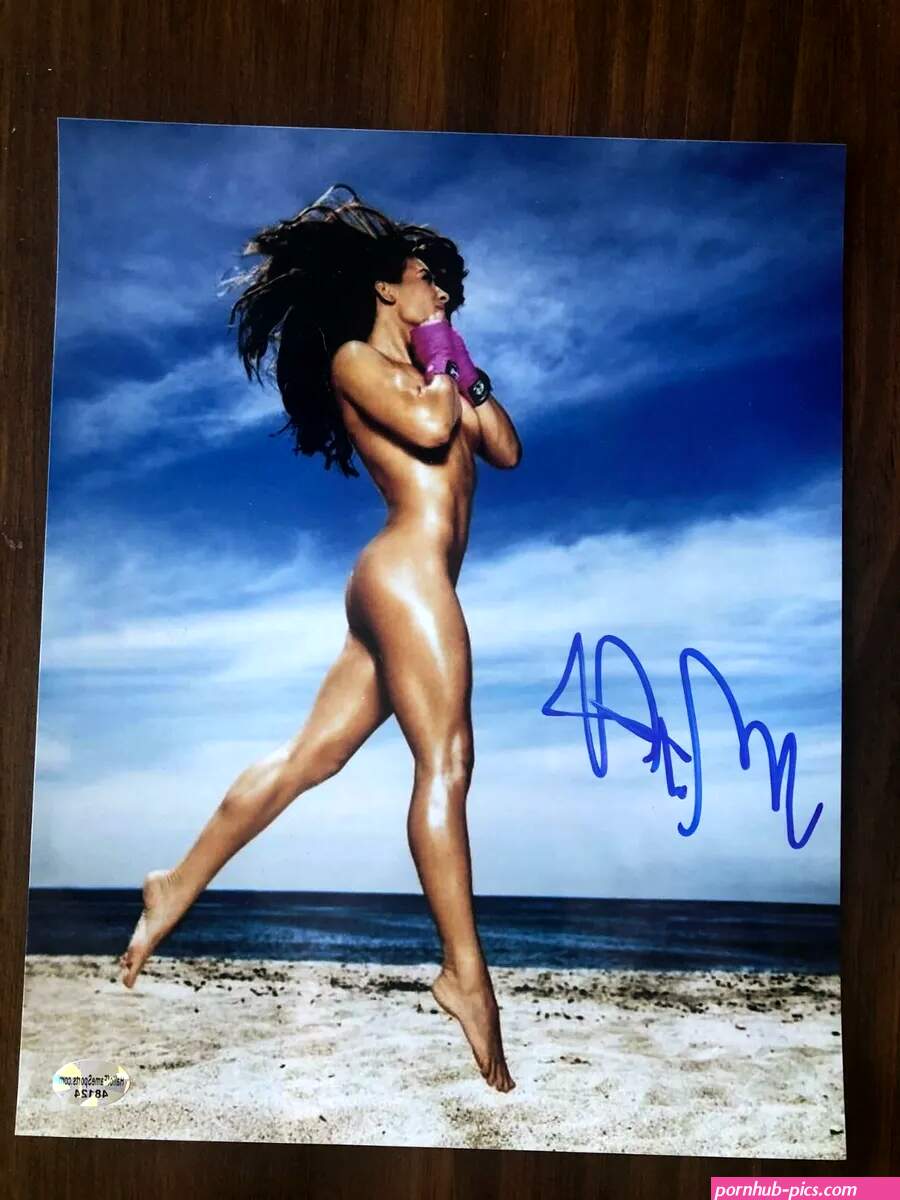 NEW Miesha Tate Signed Autographed 8x10 Photo Naked on the Beach