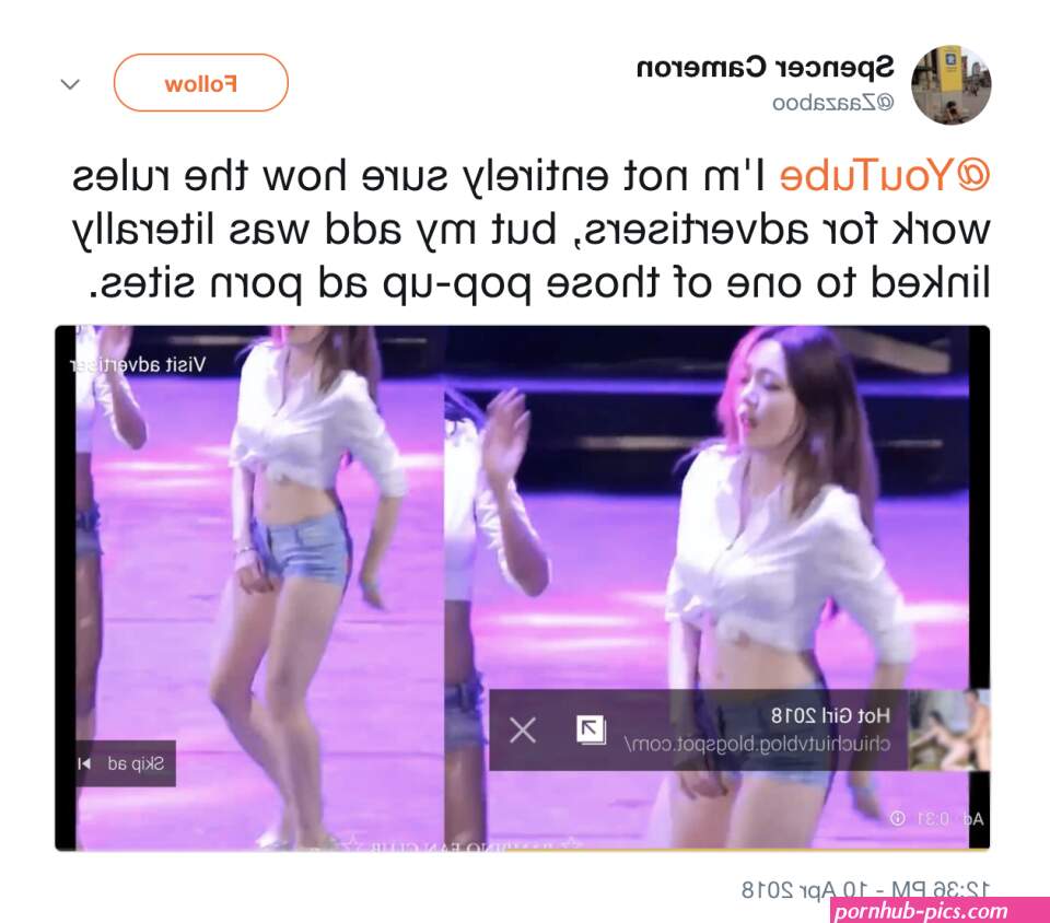 YouTube is showing PORN ads that send users to smutty webcam sex site