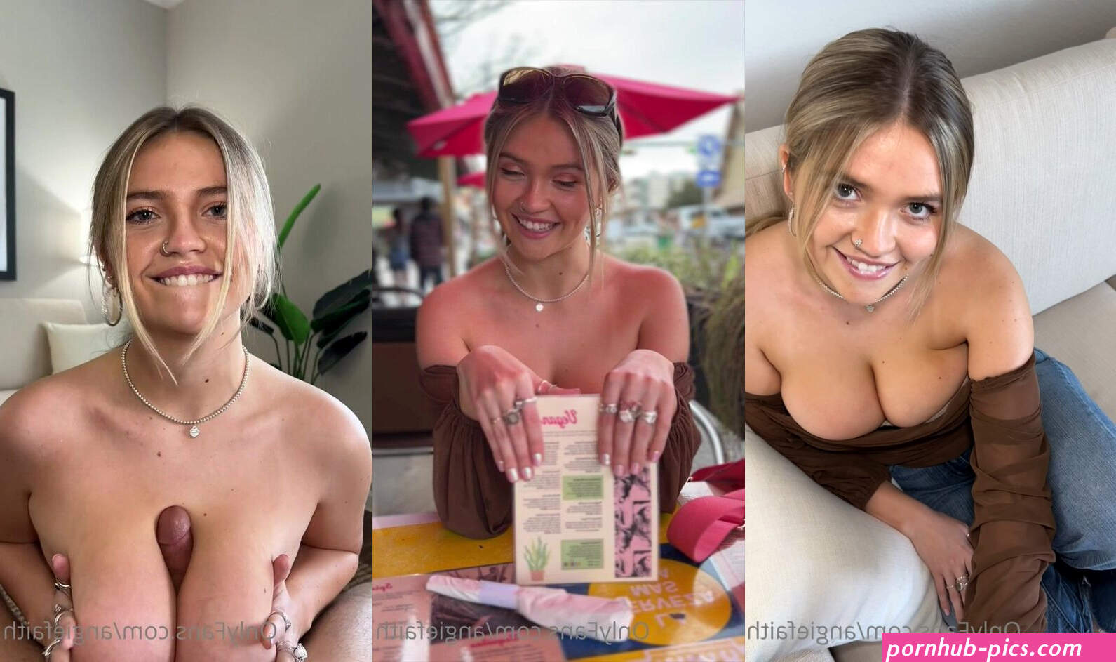 OnlyFans Leaked Angie Faith with MrLuckyPOV the GF Experience Allsex Titfuck