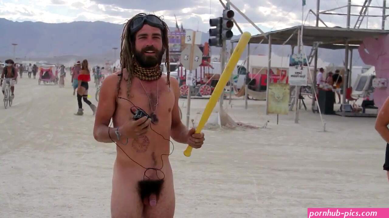 Burning man interview naked