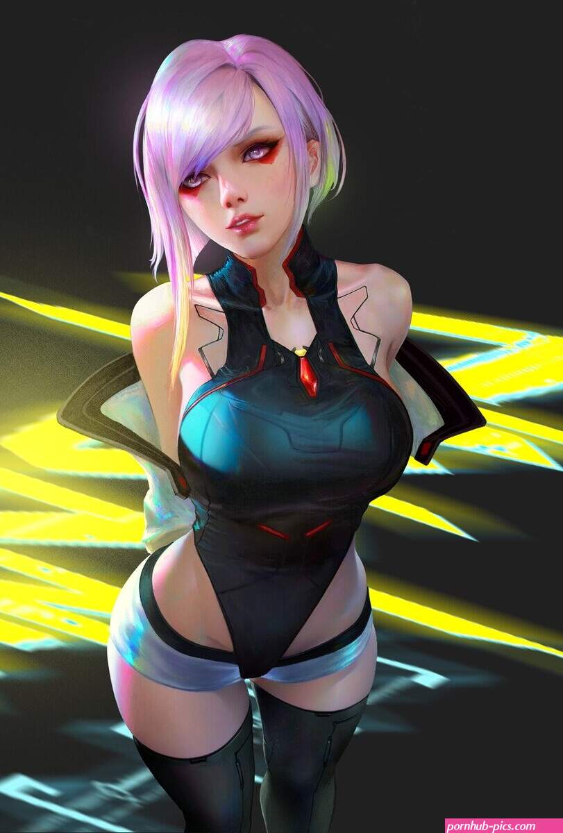 Lucy naked in cyberpunk