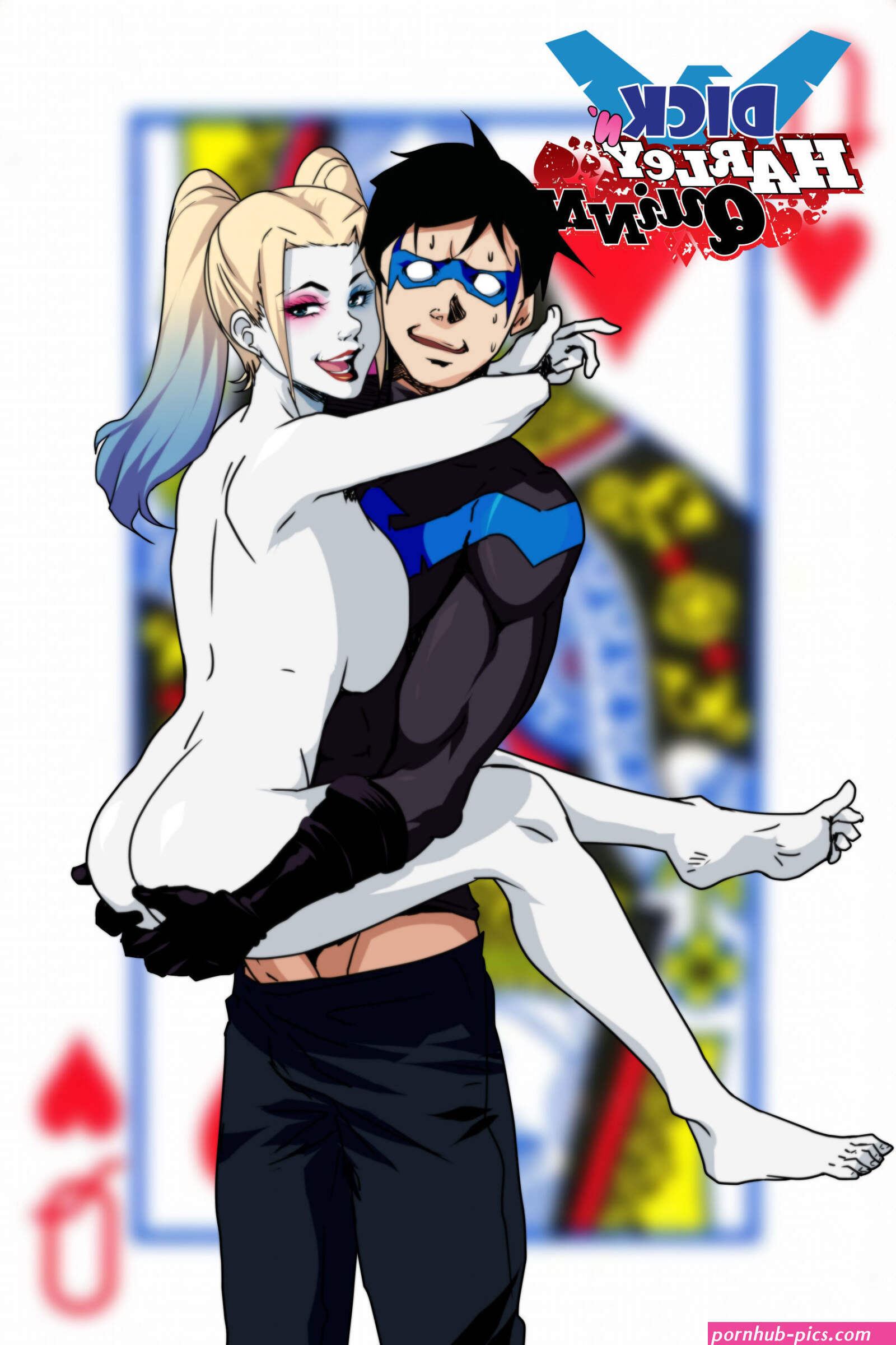Dick N Harley Quinn Porn comic Rule 34 comic Cartoon porn comic