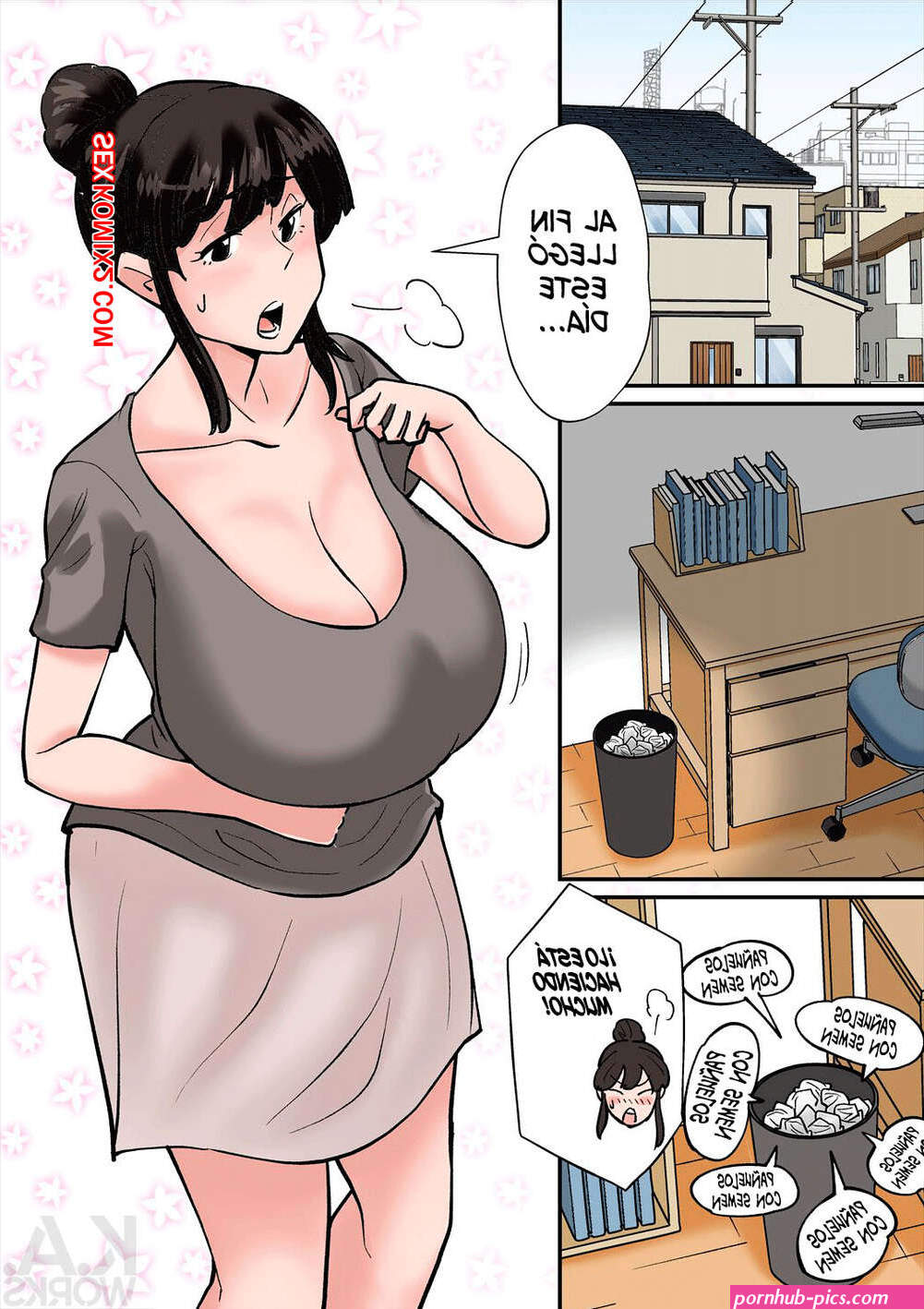 Comic porno MAMA WA Musuko ni Muchuu. Nobishiro. cmico de sexo el marido de