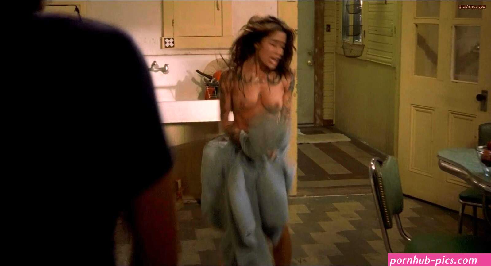 Sarah Shahi nude topless