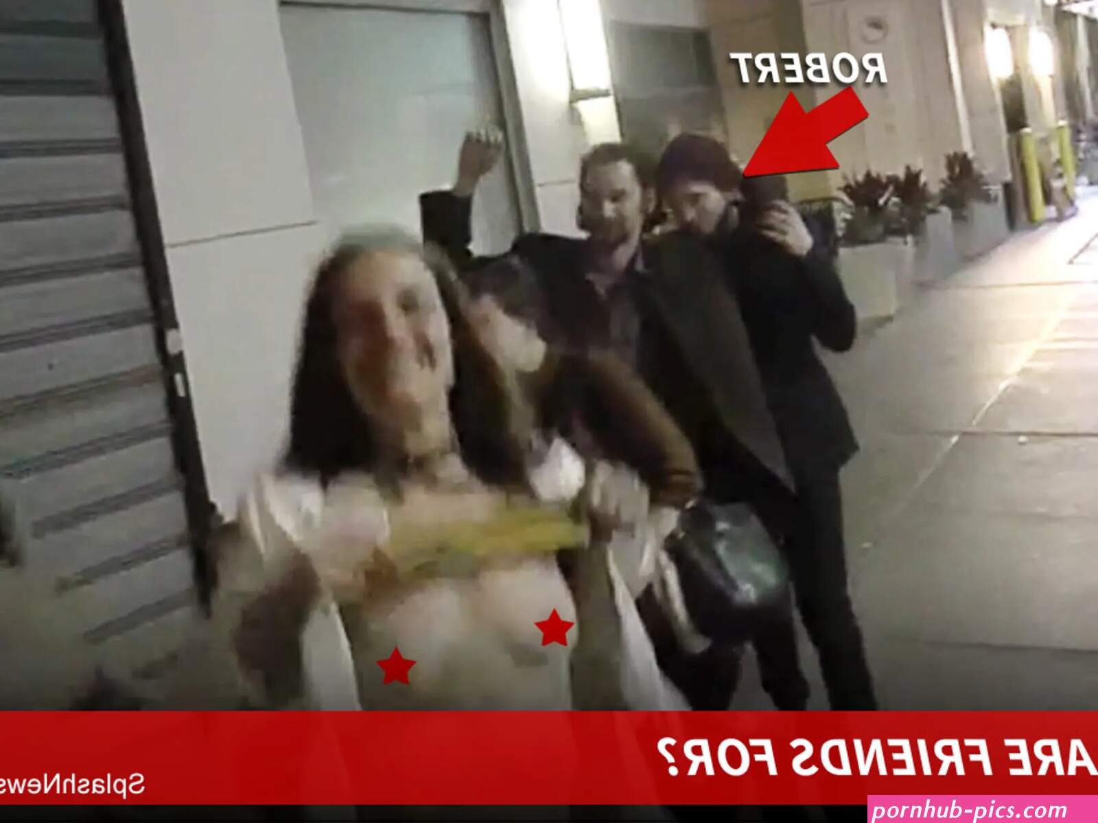Robert Pattinson -- Friend Flashes Boobie Decoy... Photogs Forced to Choose