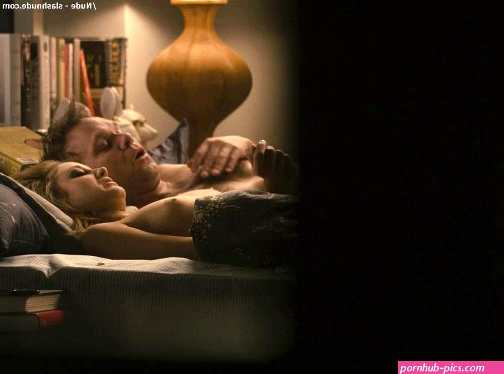 Andrea Riseborough Topless In Bed In Disconnect
