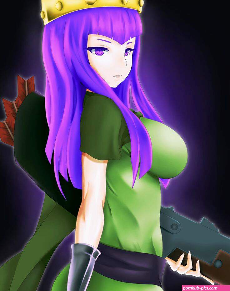Archer Queen Clashofclan Archer Queen Clash Royale Queen Anime