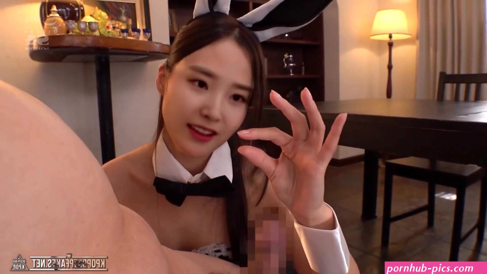 IU is a handjob bunny