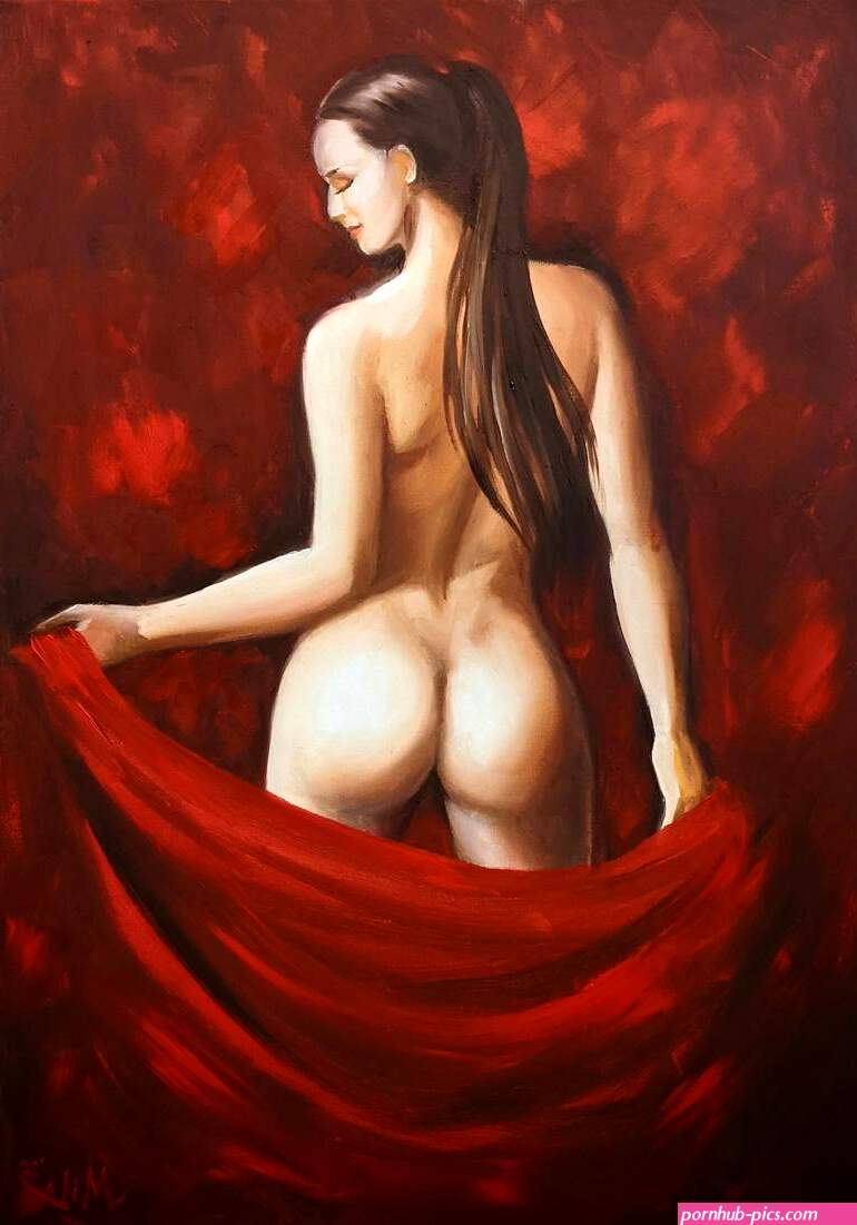 Erotic Womans Figure Sensual Woman Art Nude Erotic Art Original Oil Painting Sexy Naked Woman Nude Art Painting by Milena Hristova