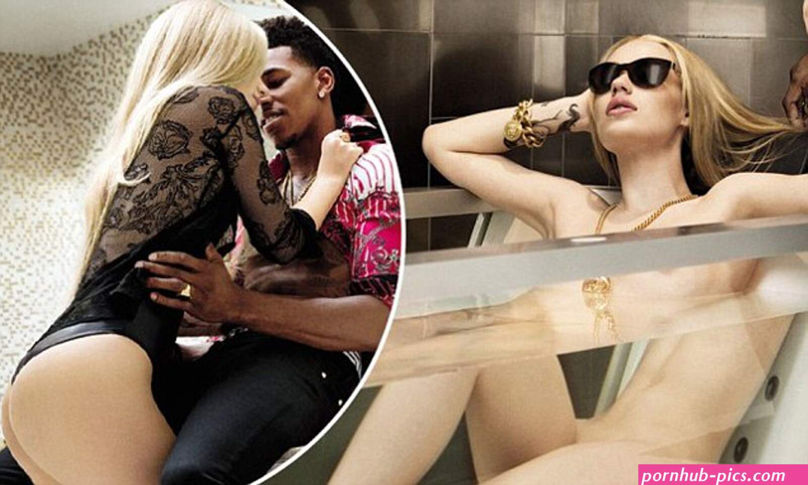 Naked Iggy Azalea reclines in see-through bathtub for steamy GQ magazine
