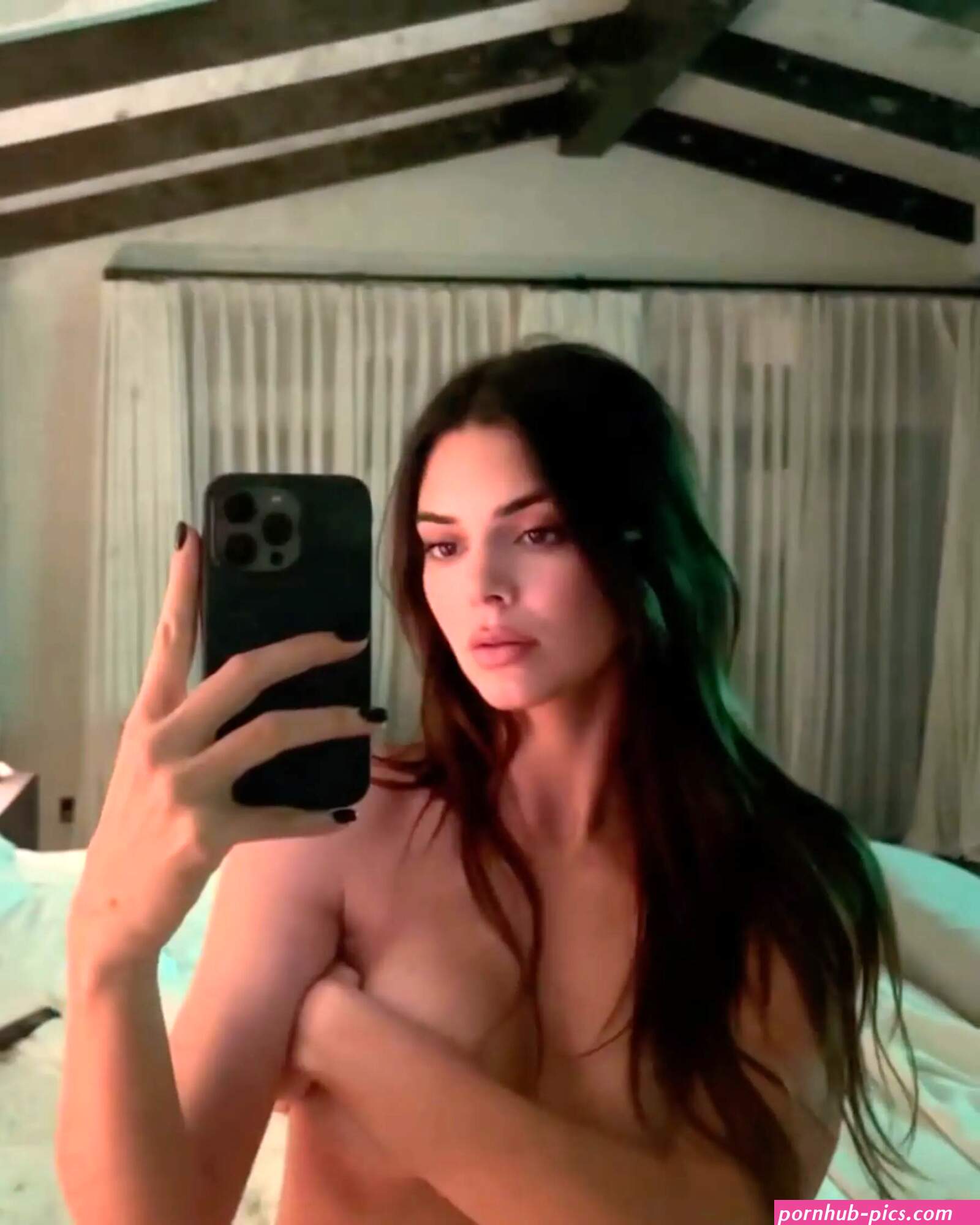 Kendall Jenner goes topless and shows off major underboob in NSFW new video after rumors model got plastic surgery