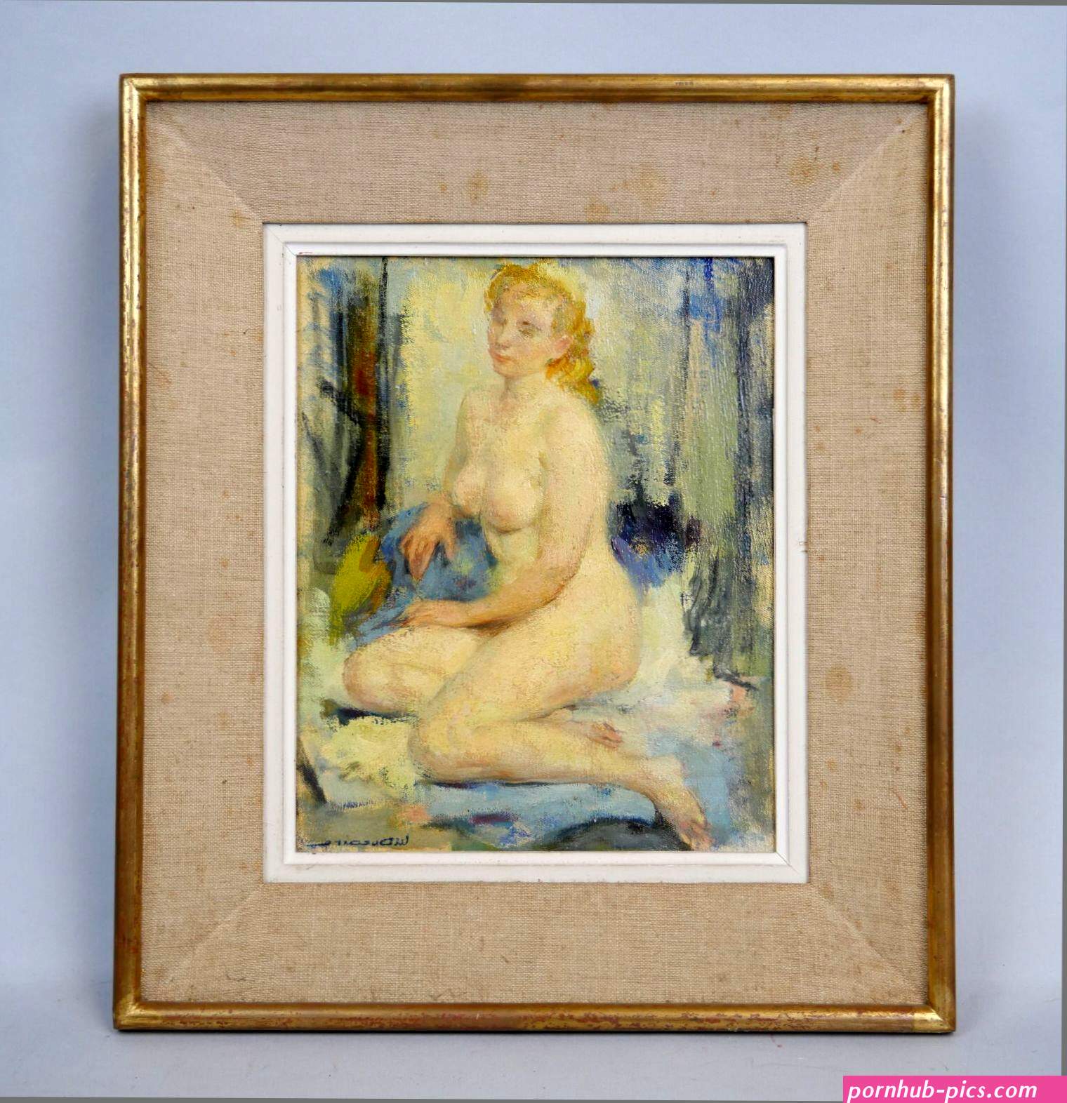 Maryse DUCAIRE-ROQUE 1911-1992 Female Nude Oil on canv