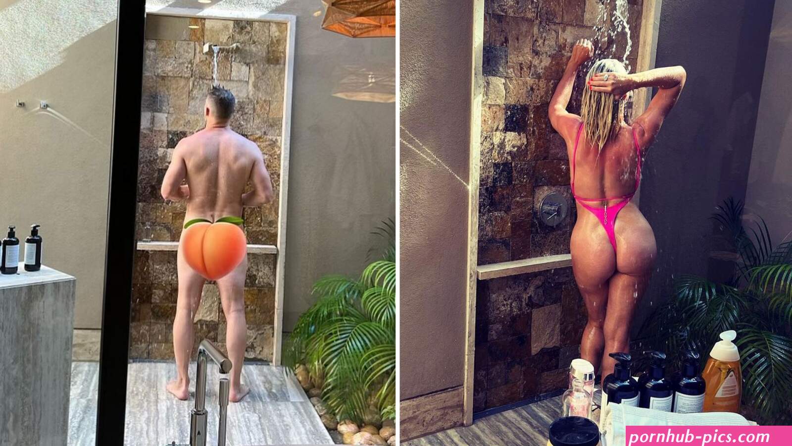 WWE star Maryse sends fans into meltdown in tiny bikini in shower before husband The Miz hilariously follows suit