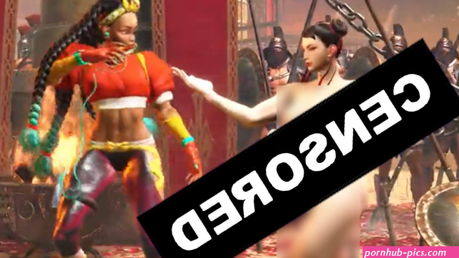 Street Fighter 6 tournament forgets to turn off nude Chun-Li mod risking Twitch ban