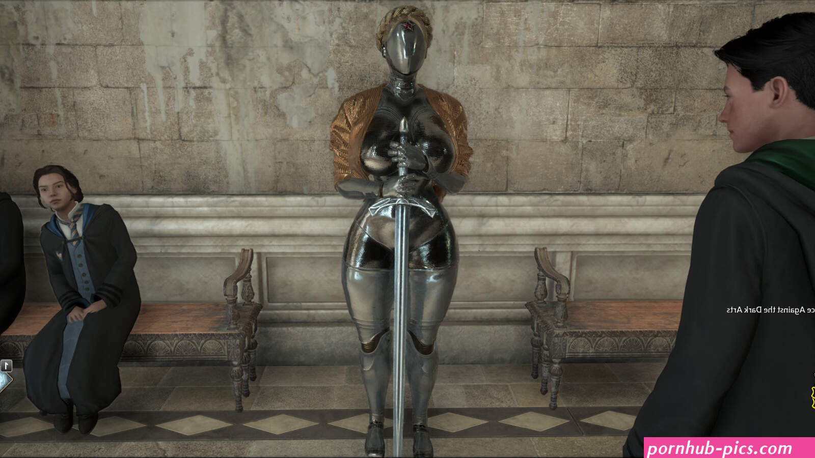 Hogwarts Legacy Ballerina Twins Nude Statue Test by TerryXXX from Patreon