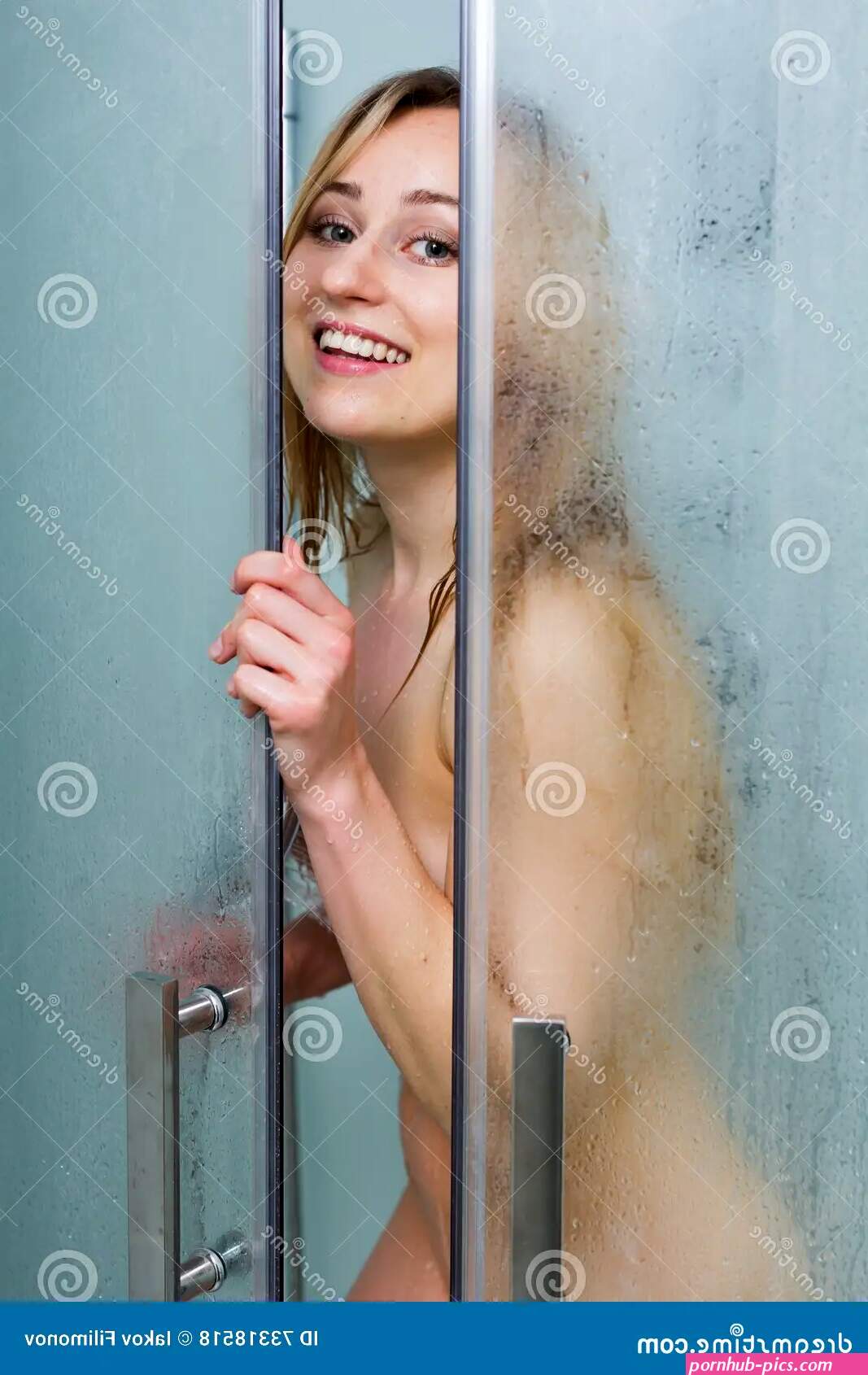 Woman shower naked stock photo. Image of hygiene care