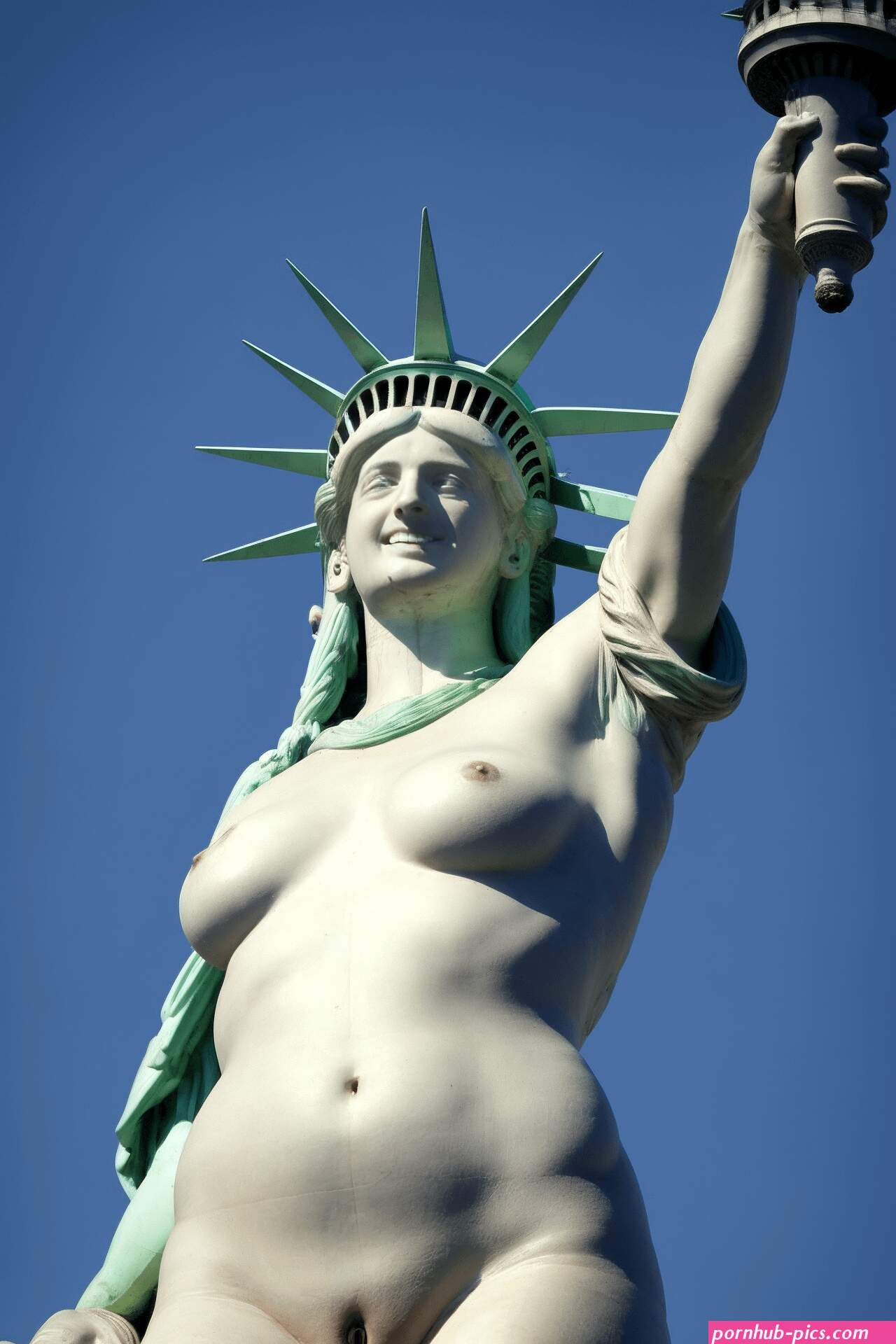 The new Statue of Liberty design