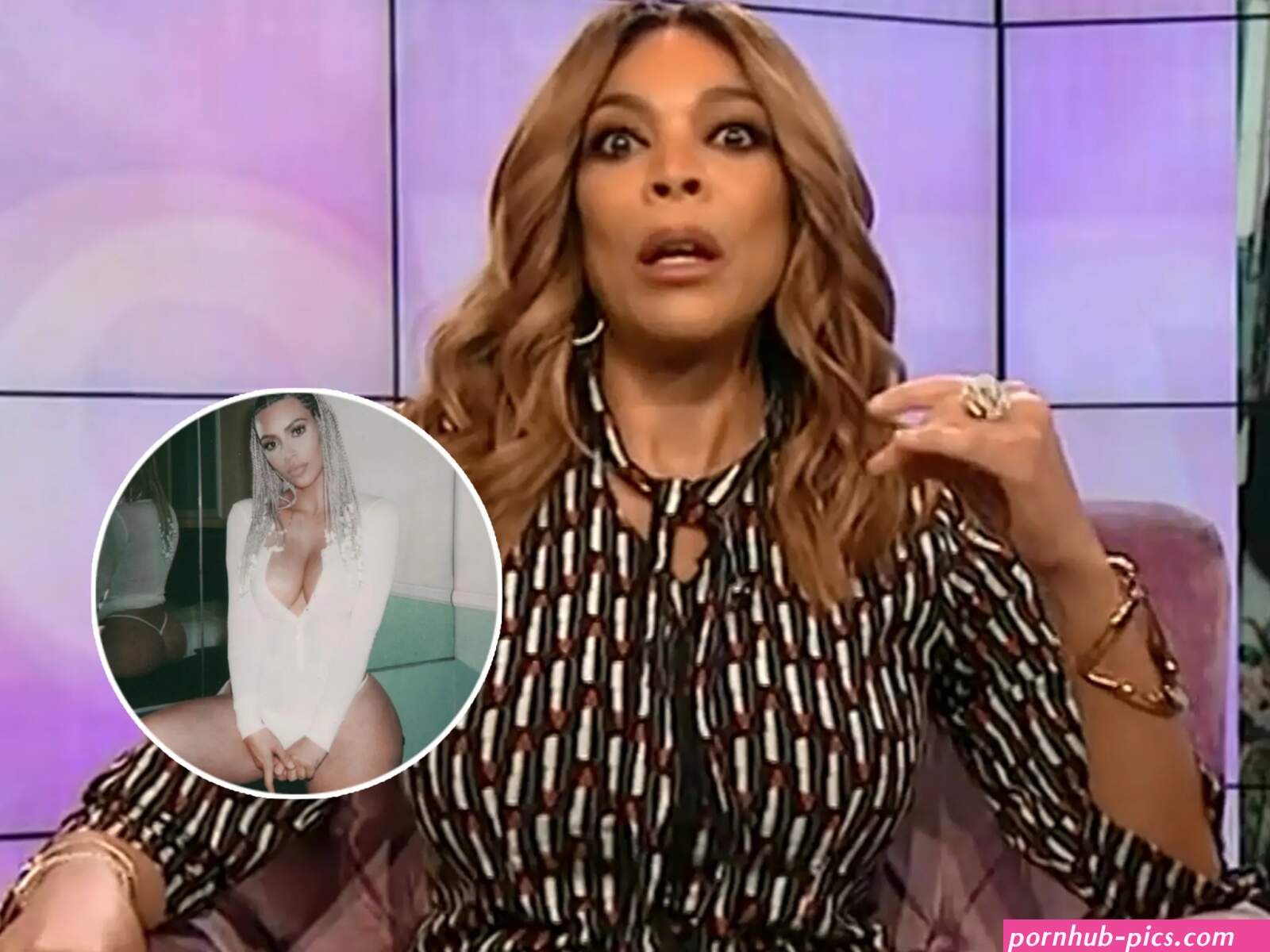 Wendy Williams Says Kim Kardashians Nude Photo Blitz Is Sign Kanye Does Not Pay Attention to Her