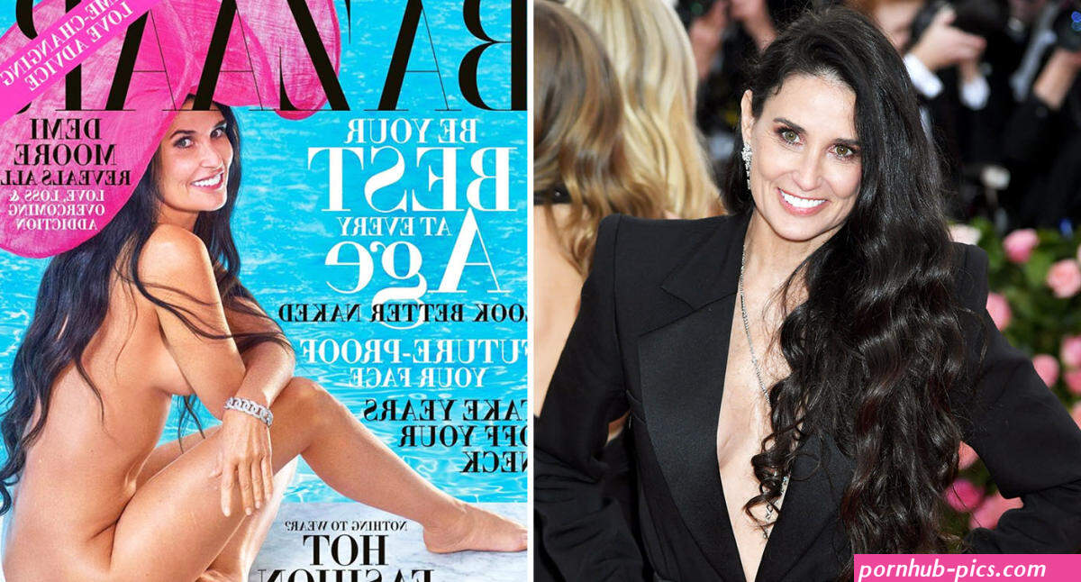 Demi Moore nude on magazine cover
