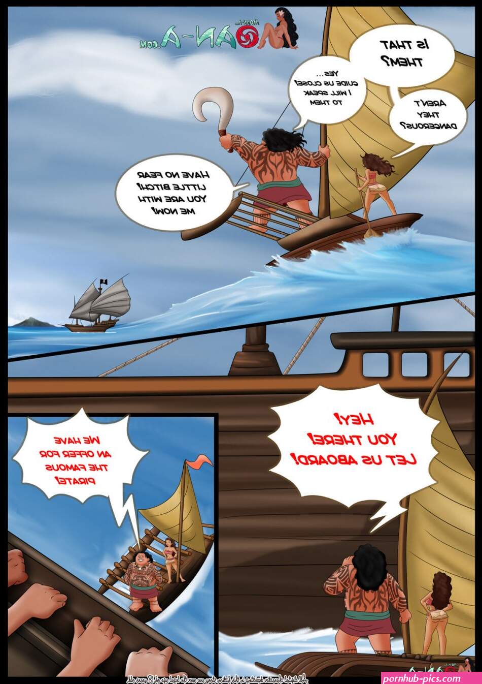 Moana Return 2 porn comic