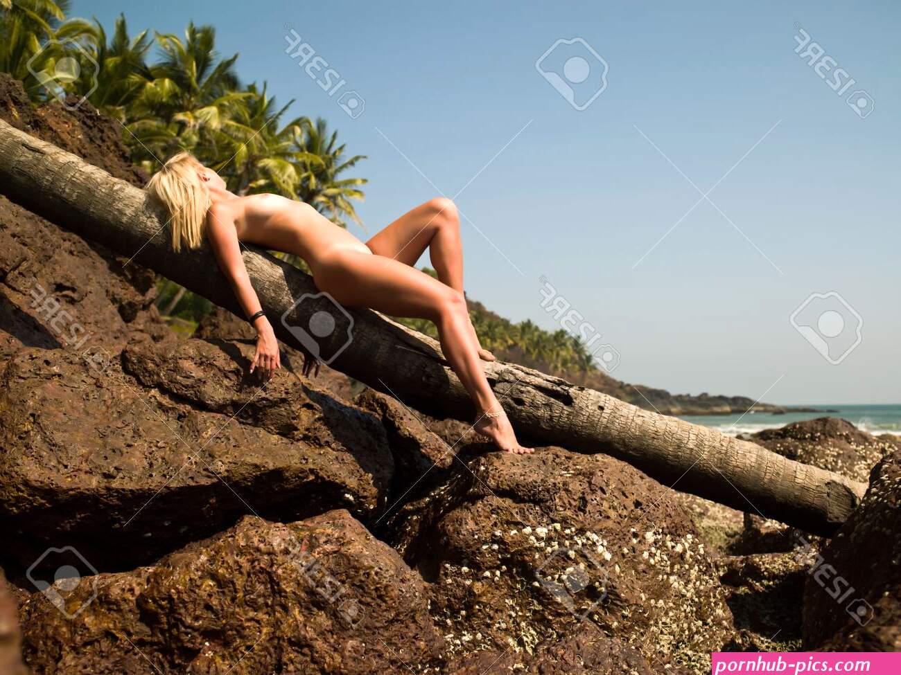 Photo Nude Girl On The Beach In Goa India Stock Photo Picture and Royalty Free Image. Image 17899923.