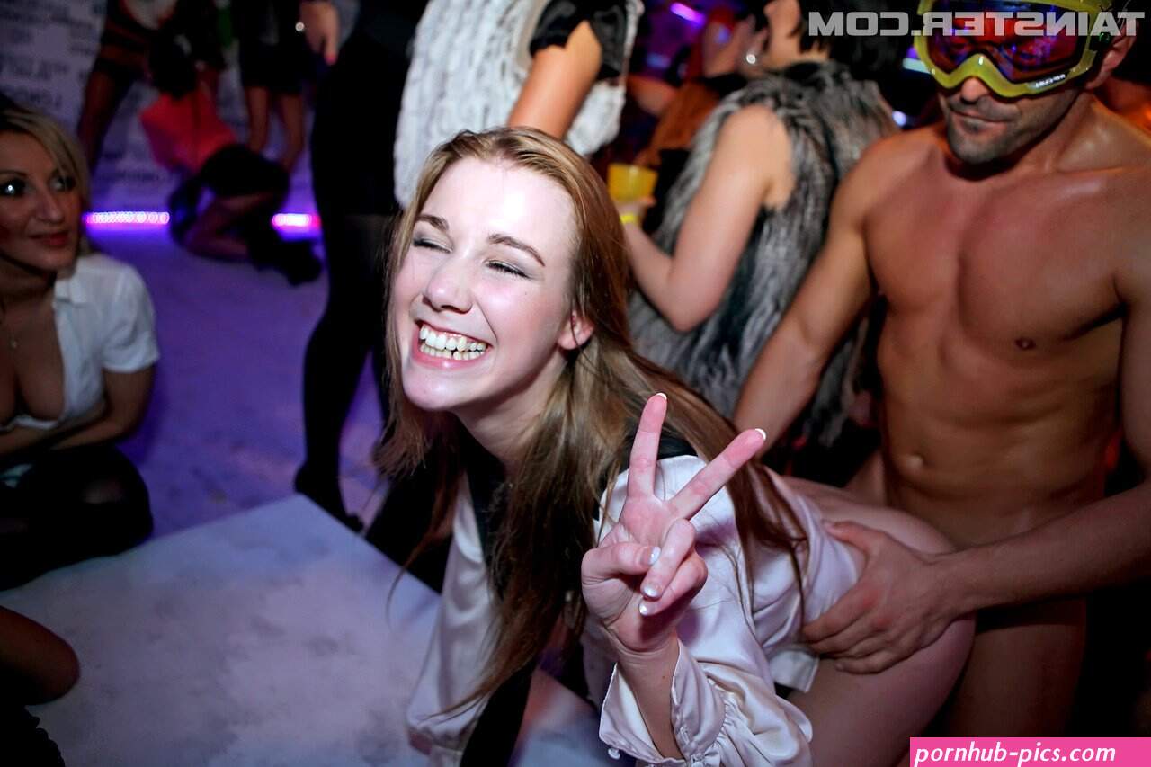 Naked in a nightclub