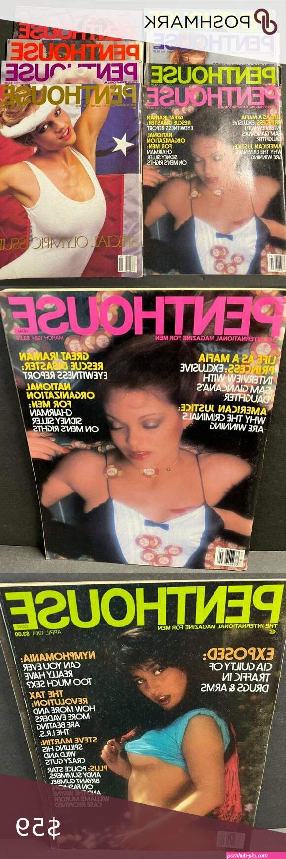Penthouse Magazine 1984x6 85x11-The Girls of Penthouse No-10 All w Centerfolds